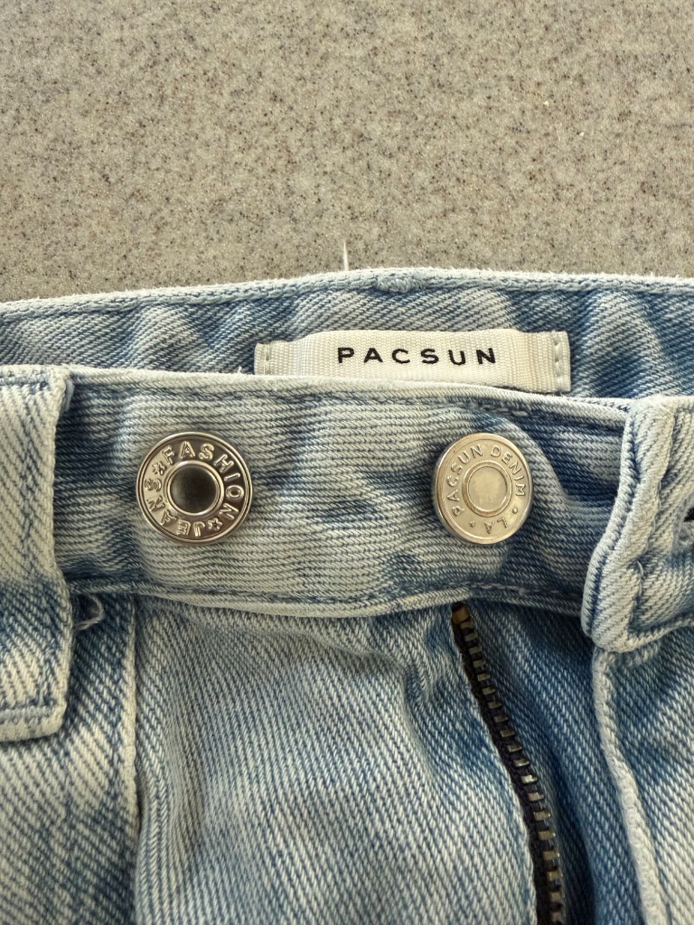 PacSun Carpenter Jeans Light Wash Utility Wide Leg Denim Women's Size 27 - Picture 4 of 6